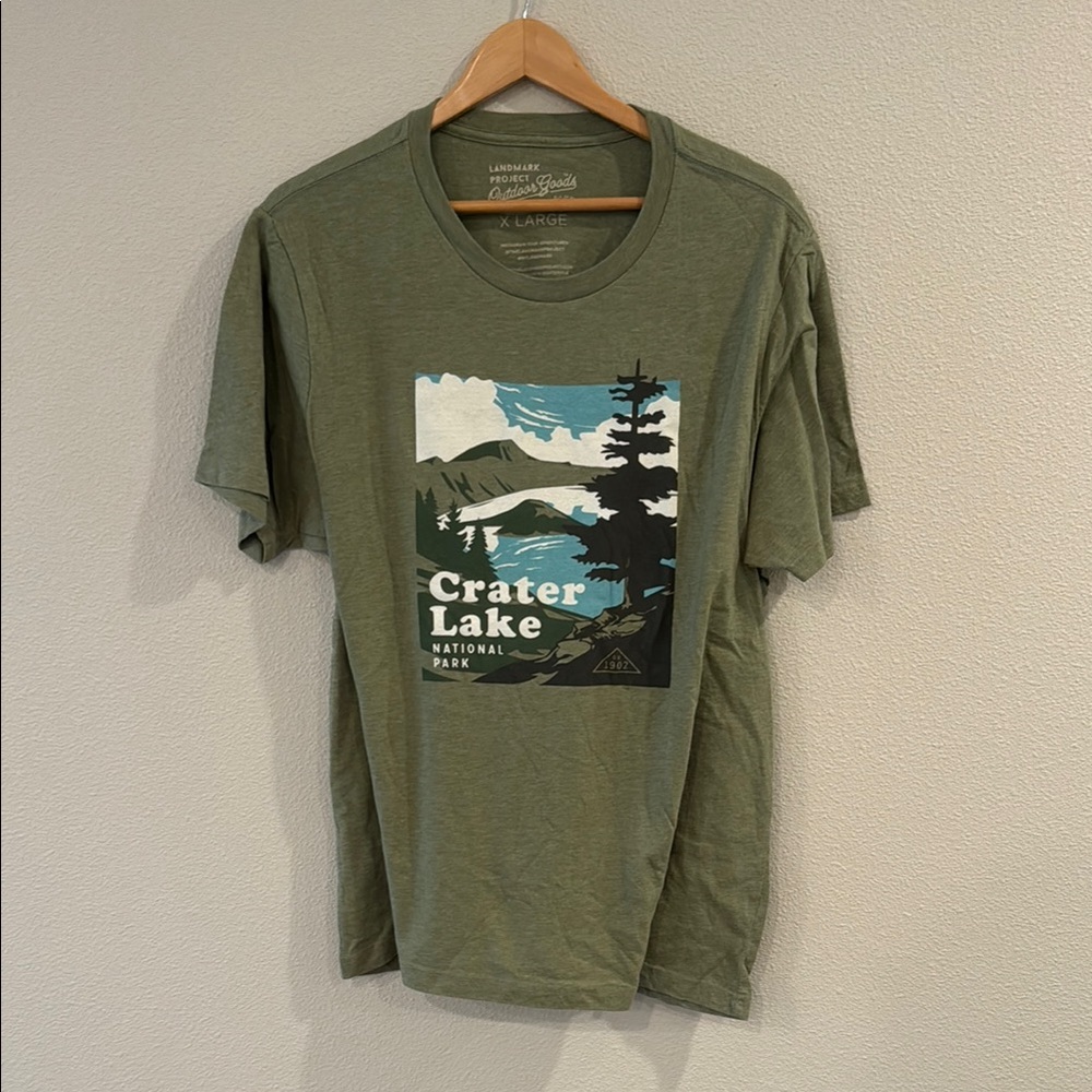 Legendary Whitetails Olive Crater Lake Tee